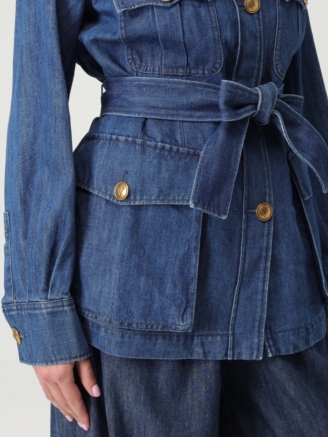 VALENTINO SHIRT: T-shirt woman Valentino, Blue - Img 5