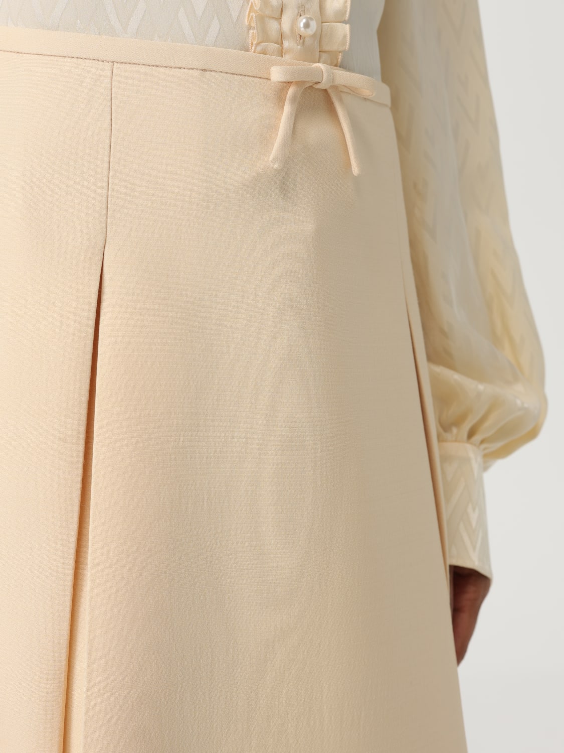 スカート VALENTINO Woman Skirt Beige 6B0RADF51CF ET5 VALENTINO: Skirt woman - Beige | Valentino skirt 6B0RADF51CF