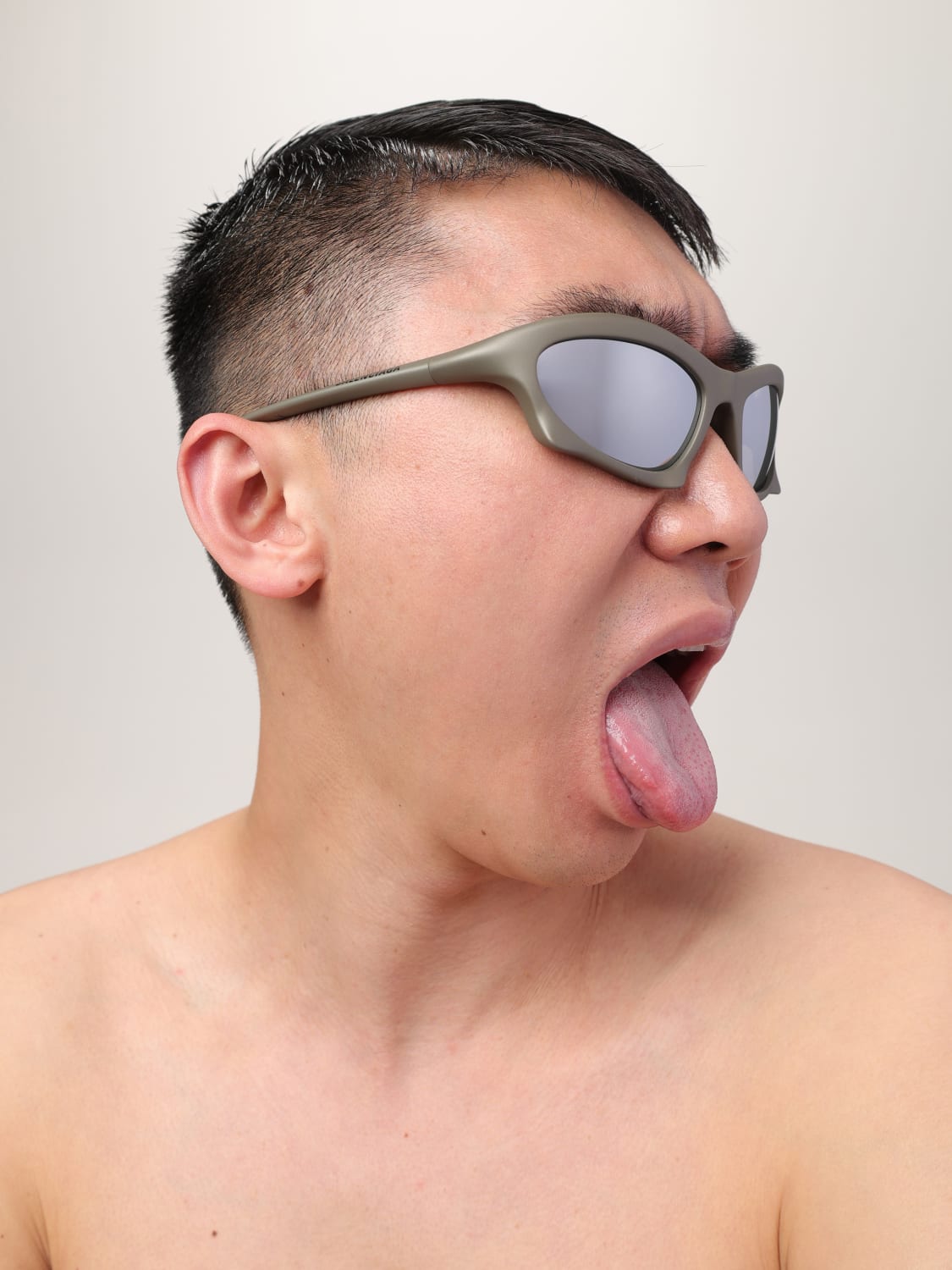 BALENCIAGA SUNGLASSES: Sunglasses men Balenciaga, Grey - Img 2