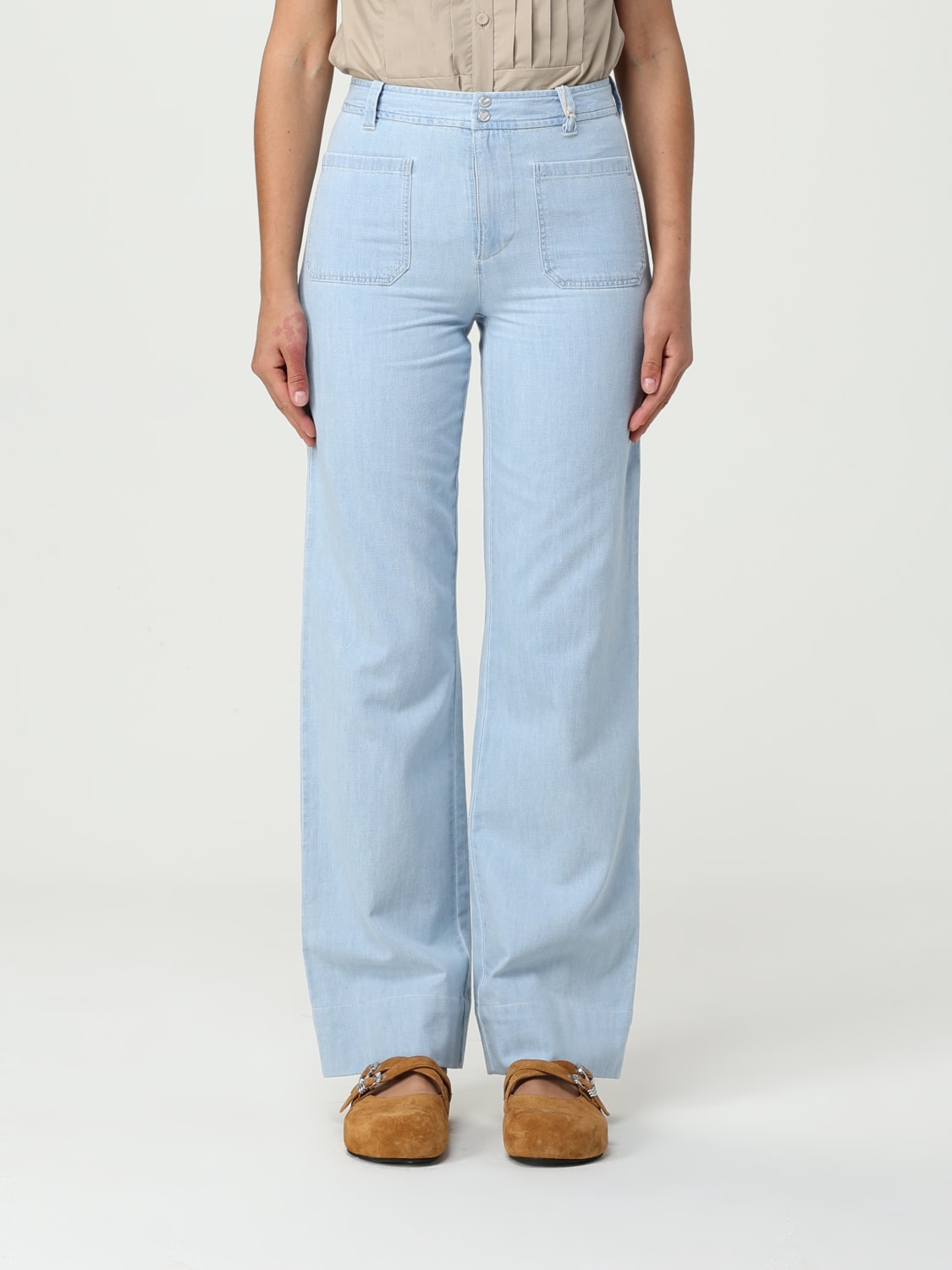 デニム・ジーパン A.P.C. Woman Jeans Denim COGXXF09222 IAV A.P.C. Woman Jeans Denim COGXXF09222 IAV