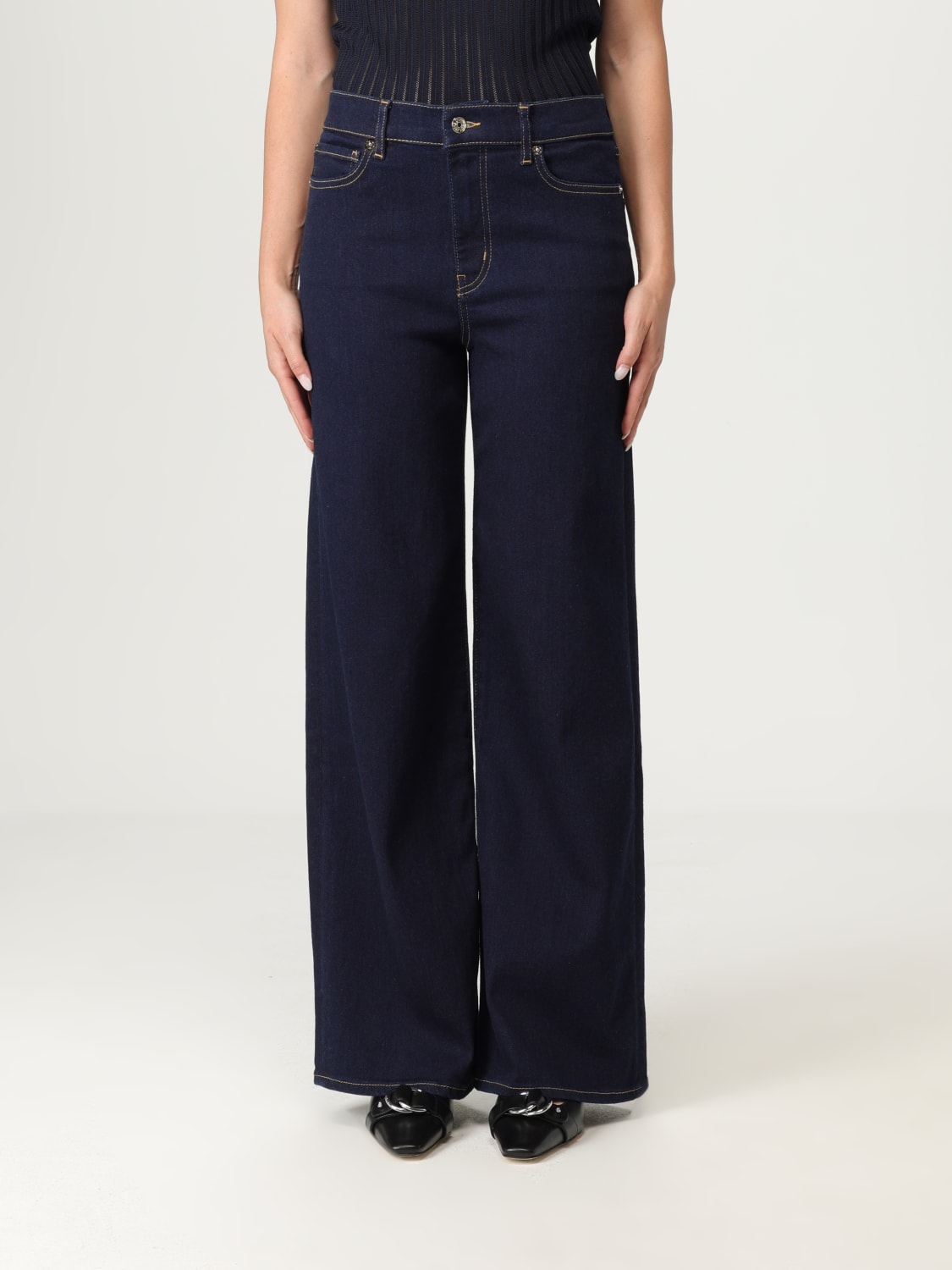デニム・ジーパン FRAME Women Denim Pants LSP243 STRG Blue FRAME: Jeans woman - Blue | Frame jeans LSP243 online at