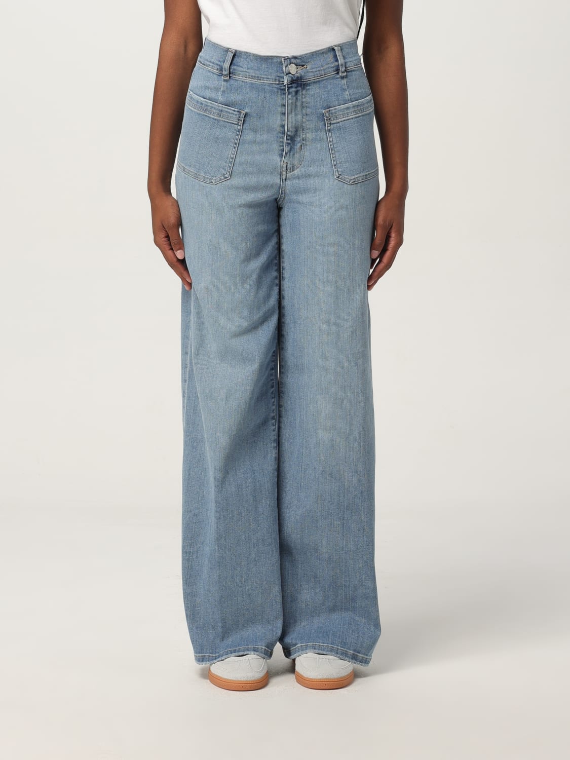 デニム・ジーパン FRAME Woman Jeans Denim LSPBP291 WLSC FRAME: Jeans woman - Denim | Frame jeans LSPBP291 online at