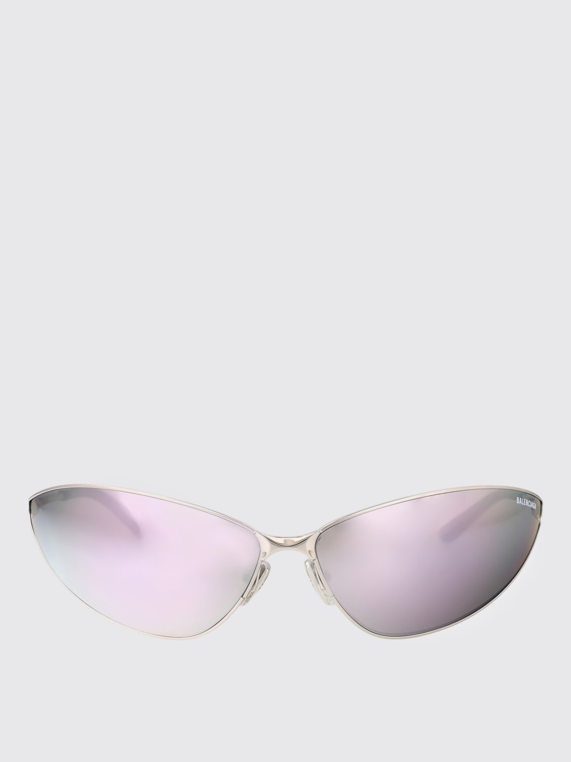 BALENCIAGA OCCHIALI DA SOLE: Occhiali da sole BB0315S Balenciaga in metallo , Silver - Img 2