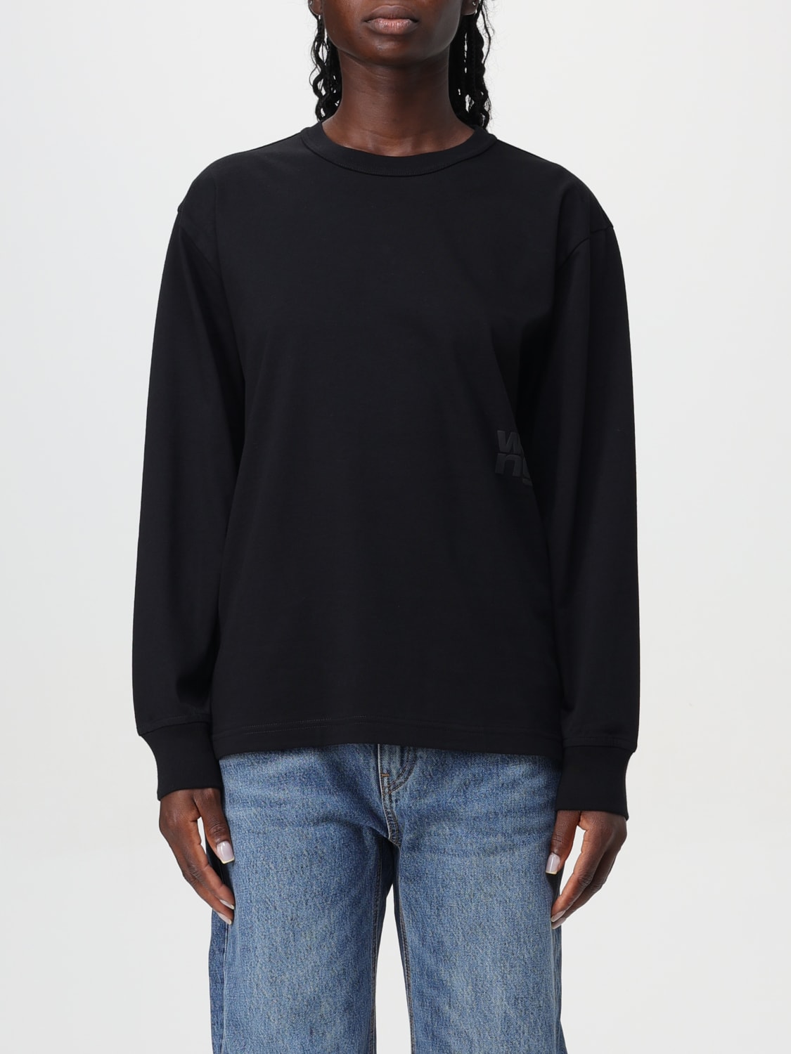 T by Alexander Wang Outlet: basic sweater - Black | T by Alexander