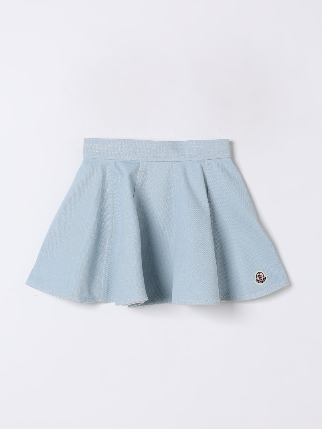 MONCLER SKIRT: Skirt kids Moncler, Blue - Img 1