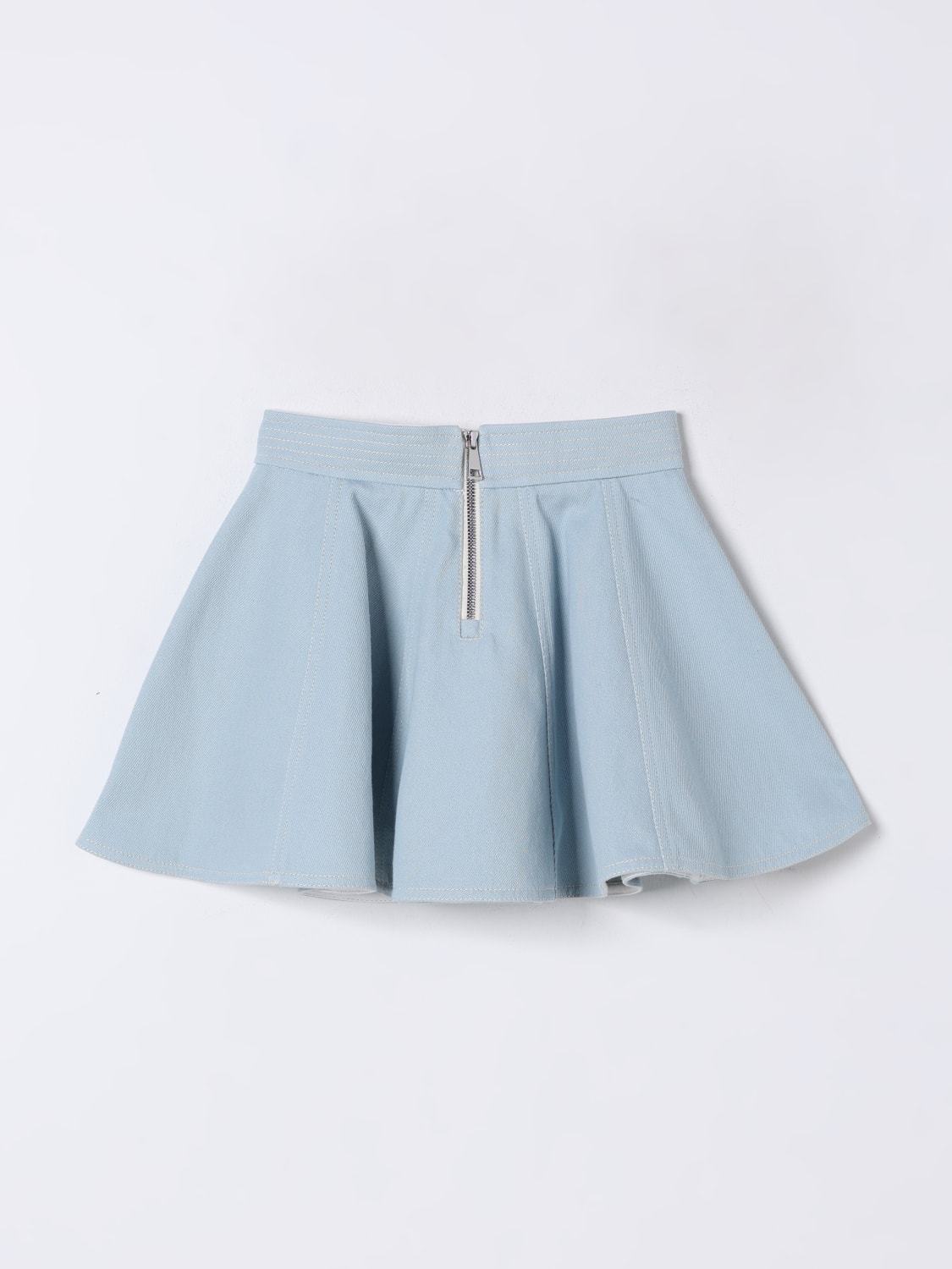 MONCLER SKIRT: Skirt kids Moncler, Blue - Img 2