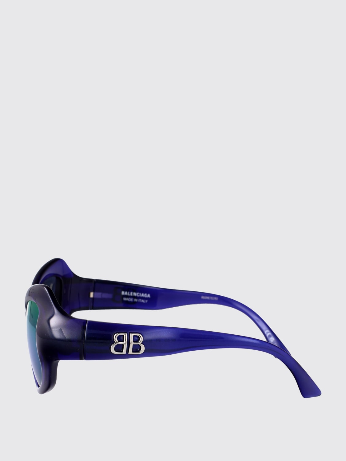 BALENCIAGA LUNETTES DE SOLEIL: Lunettes de soleil femme Balenciaga, Bleu - Img 4