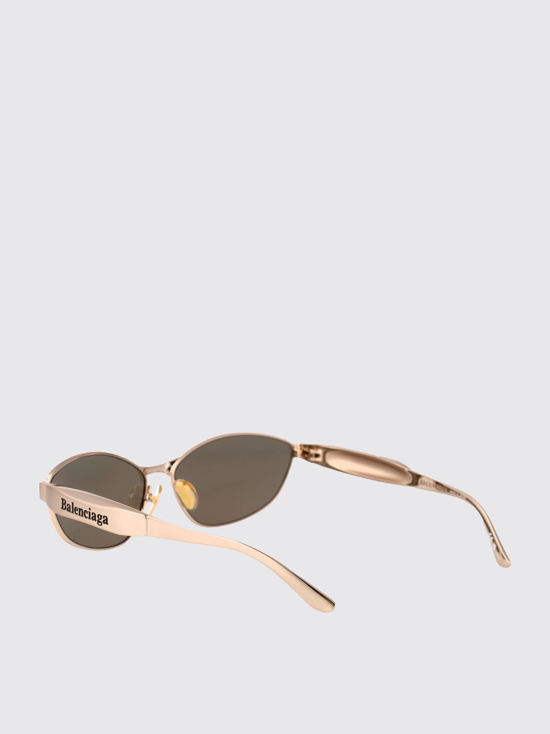 BALENCIAGA OCCHIALI DA SOLE: Occhiali da sole BB0356S Everyday Balenciaga in metallo , Oro - Img 3