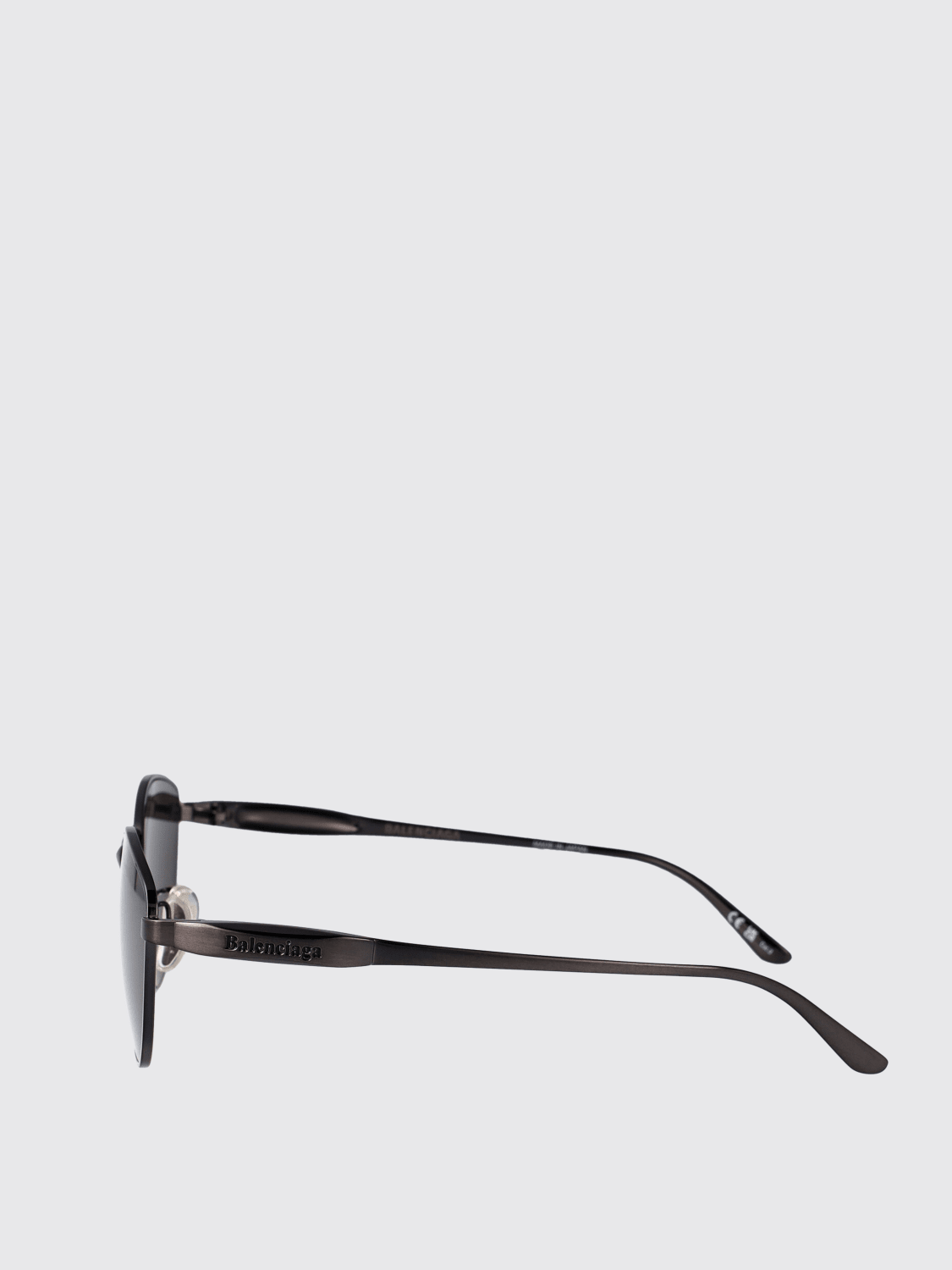 BALENCIAGA: Sunglasses woman - Grey | Balenciaga sunglasses