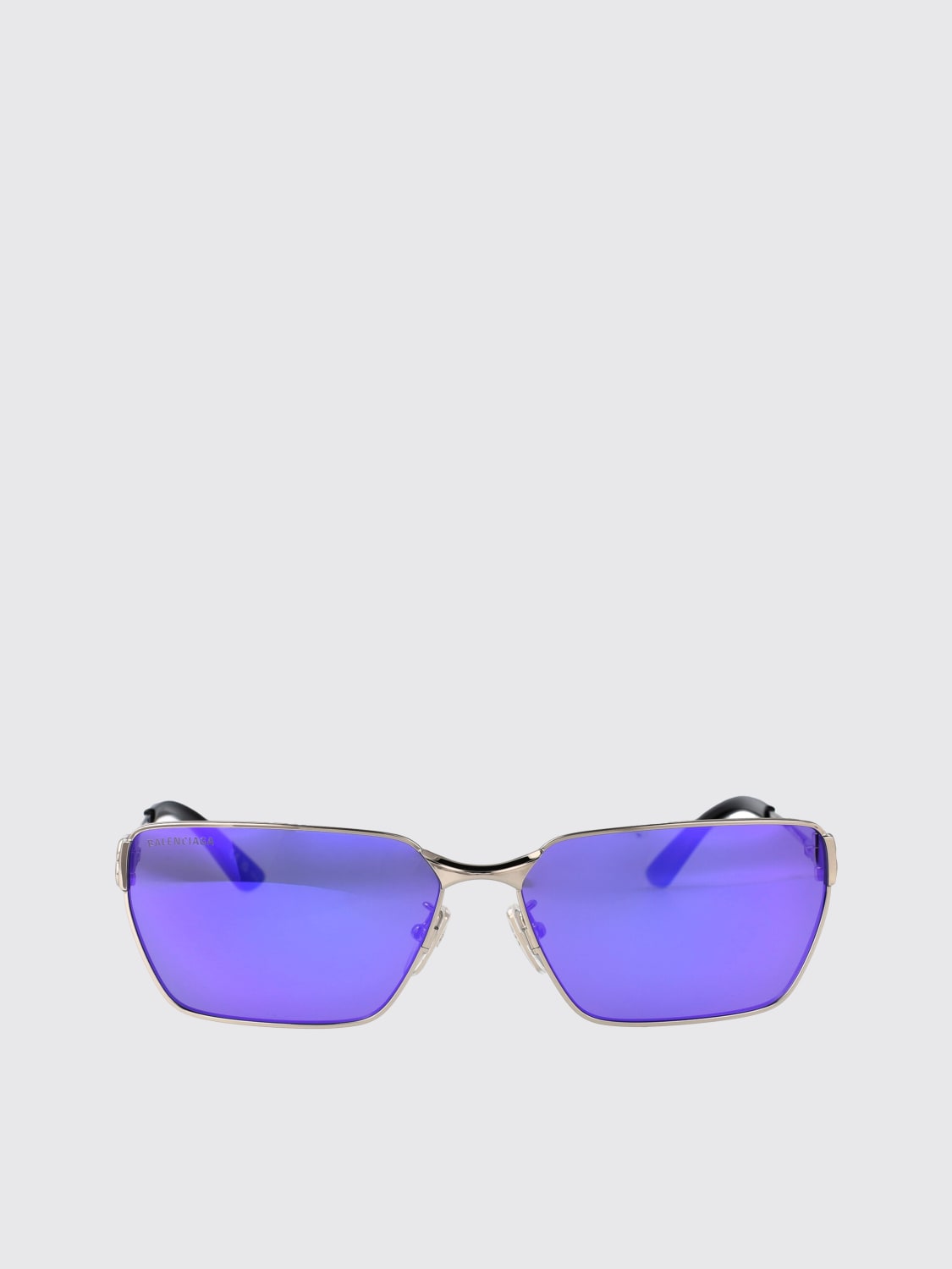 BALENCIAGA: Sunglasses woman - Silver | Balenciaga