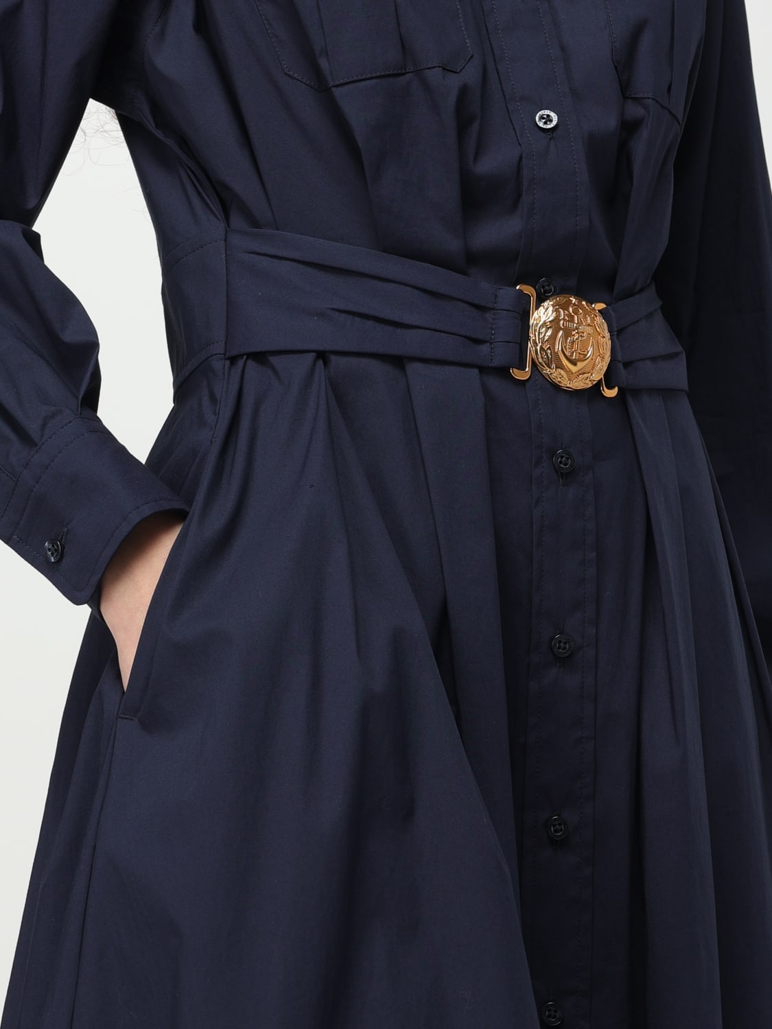 ワンピース LAUREN RALPH LAUREN Woman Dress Blue 250957121 001 LAUREN RALPH LAUREN: Dress woman - Blue | Lauren Ralph