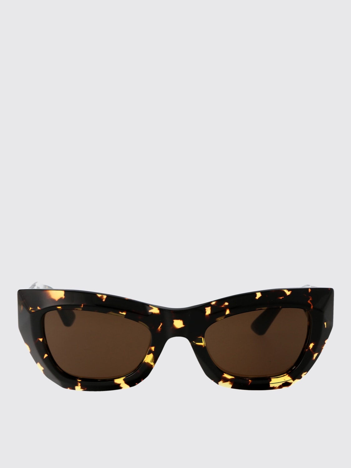 BOTTEGA VENETA OCCHIALI DA SOLE: Occhiali da sole in acetato Bottega Veneta, Marrone - Img 2