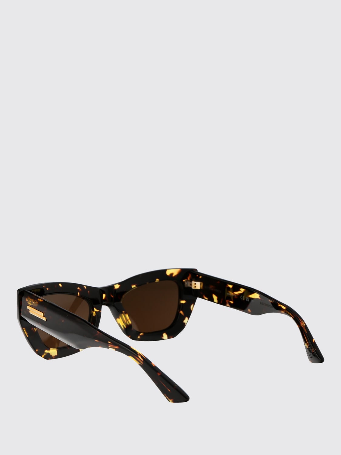 BOTTEGA VENETA OCCHIALI DA SOLE: Occhiali da sole in acetato Bottega Veneta, Marrone - Img 3