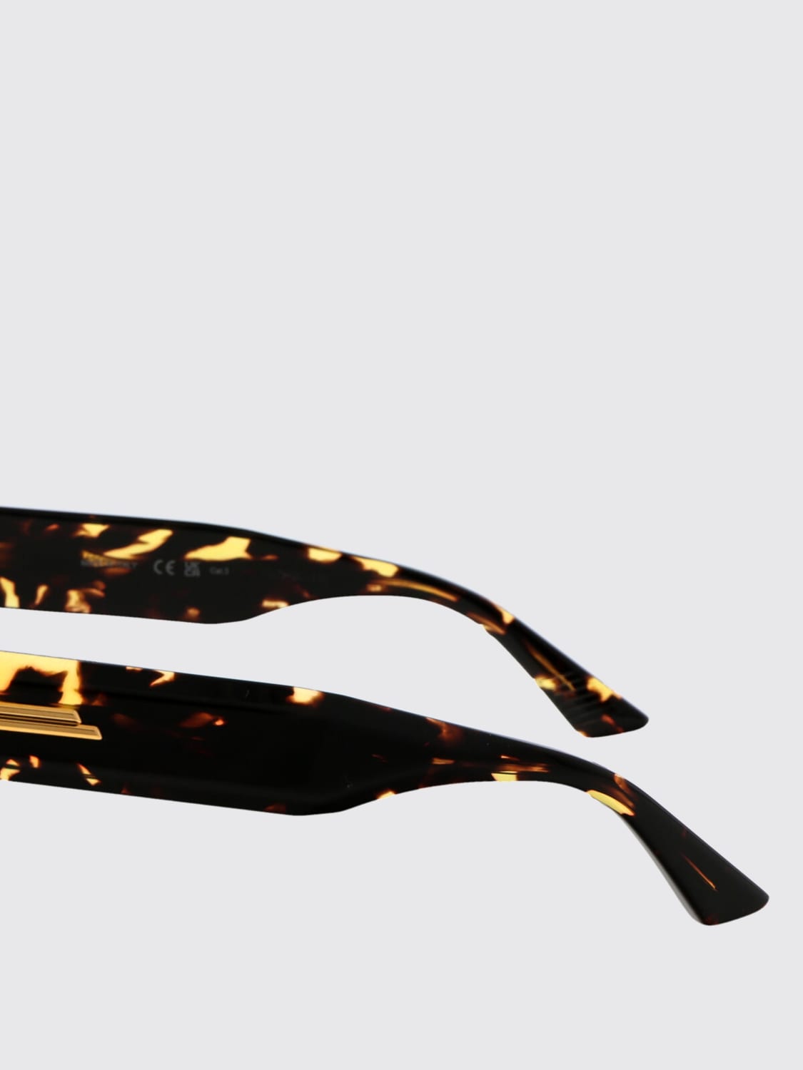 BOTTEGA VENETA OCCHIALI DA SOLE: Occhiali da sole in acetato Bottega Veneta, Marrone - Img 4
