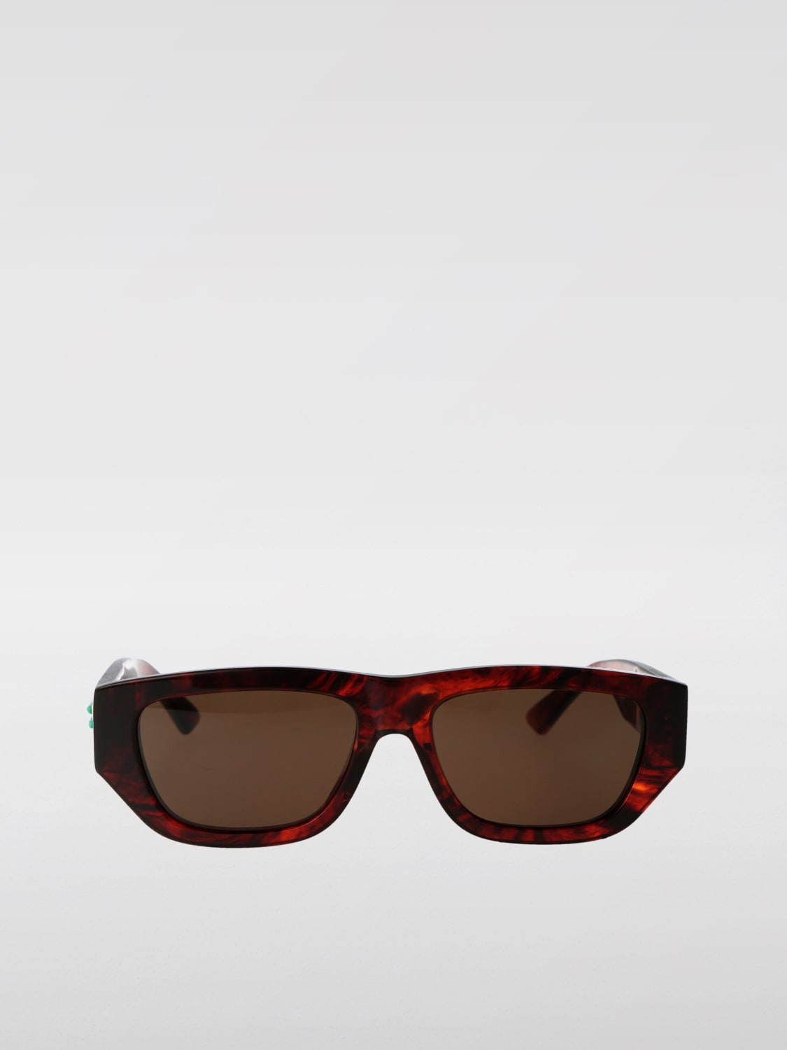 BOTTEGA VENETA OCCHIALI DA SOLE: Occhiali da sole in acetato Bottega Veneta, Marrone - Img 2