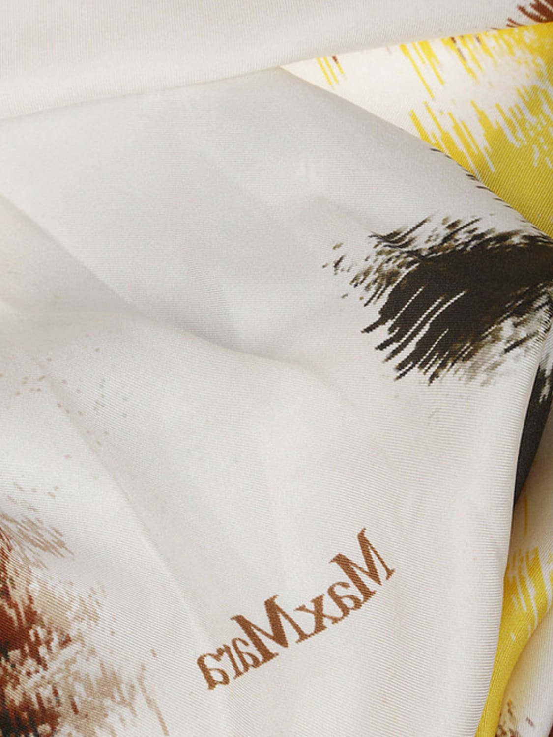 MAX MARA FOULARD: Foulard Max Mara in seta con monogram stampato , Fa02 - Img 2