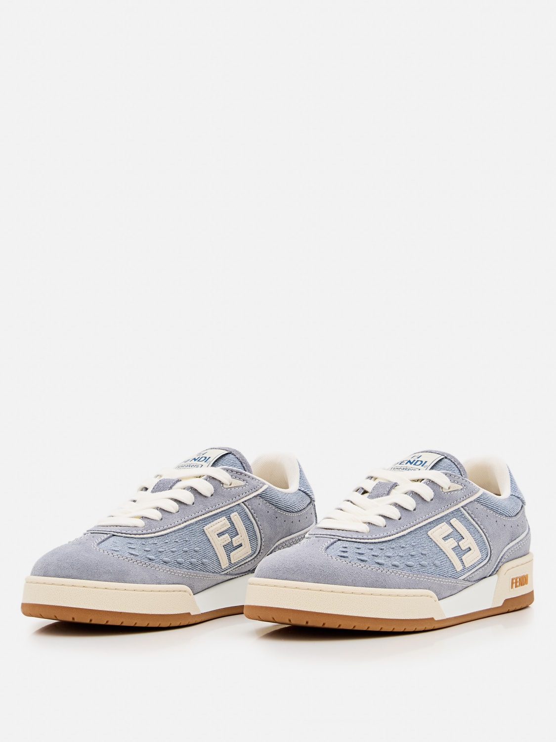 スニーカー FENDI Woman Sneakers Gnawed Blue 8E8670ASB3 F1SV1 FENDI: Sneakers woman - Gnawed Blue | Fendi sneakers
