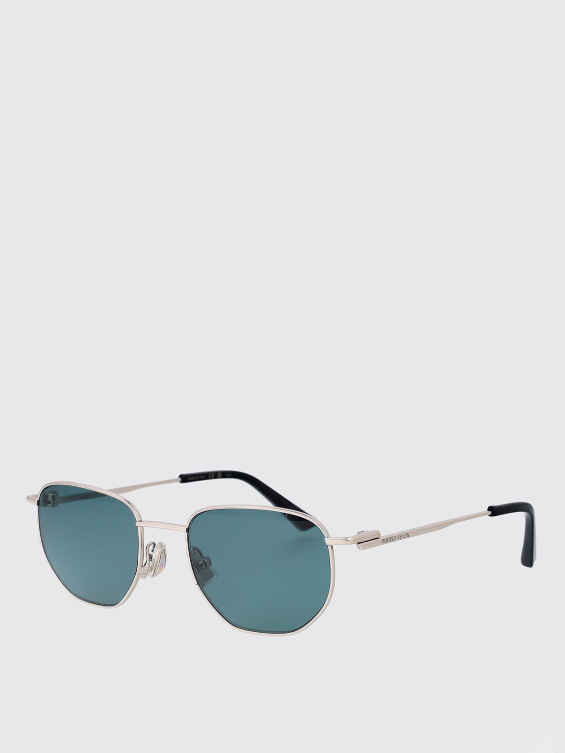 BOTTEGA VENETA SUNGLASSES: Sunglasses woman Bottega Veneta, Silver - Img 1