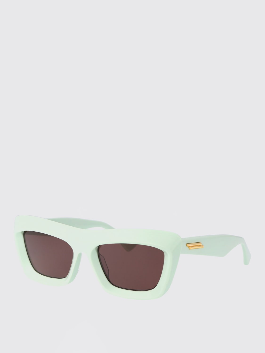 BOTTEGA VENETA OCCHIALI DA SOLE: Occhiali da sole in acetato Bottega Veneta, Verde - Img 1