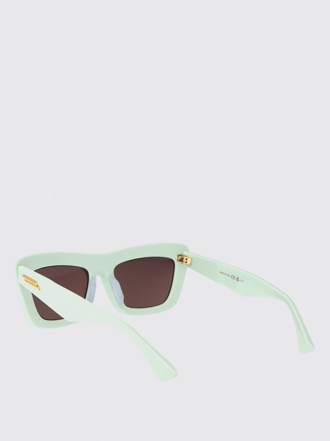 BOTTEGA VENETA OCCHIALI DA SOLE: Occhiali da sole in acetato Bottega Veneta, Verde - Img 3