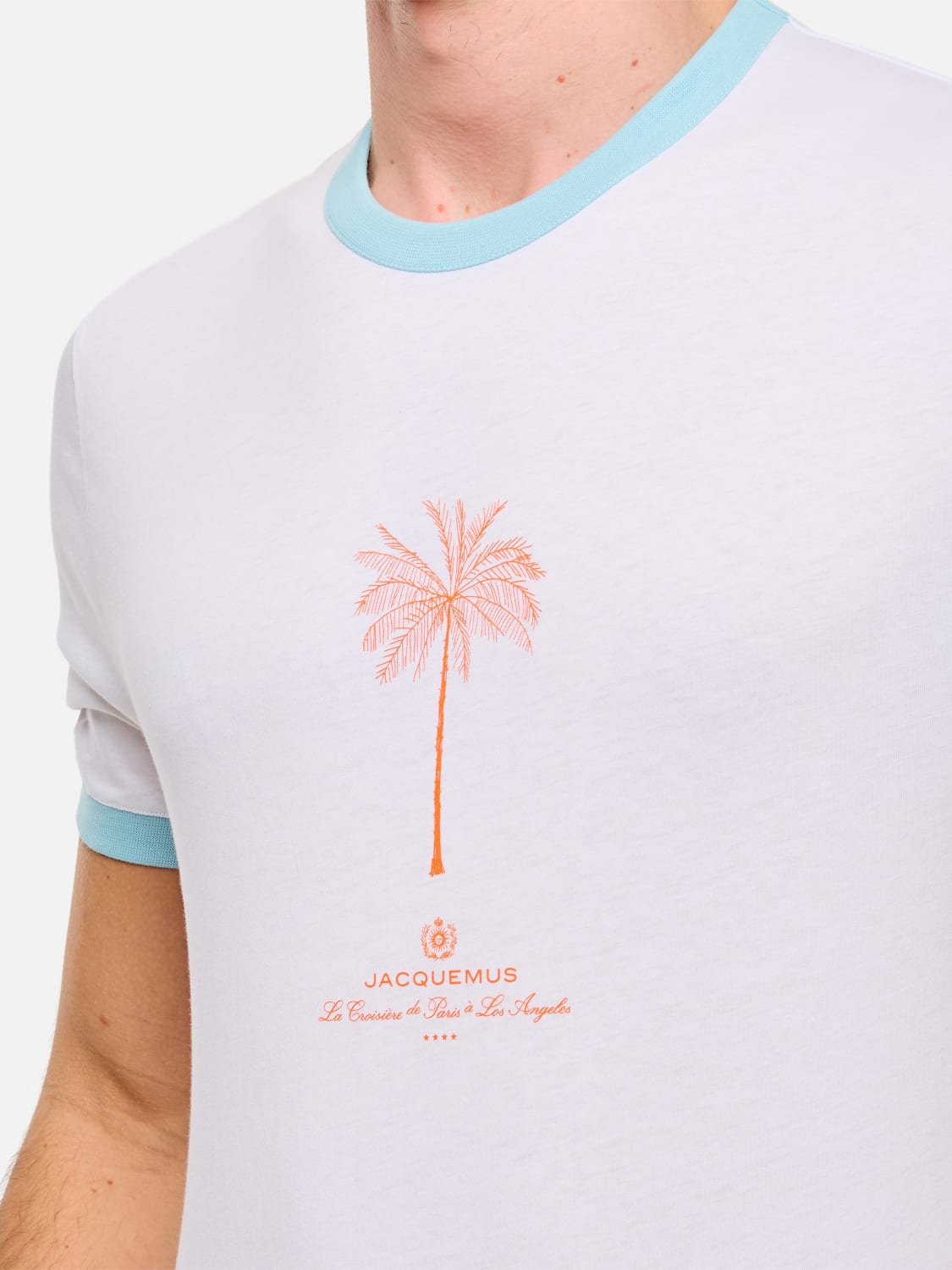 Tシャツ・カットソー JACQUEMUS Men T-shirt White 255JS2812463 1JA JACQUEMUS: T-shirt men - White | Jacquemus t-shirt