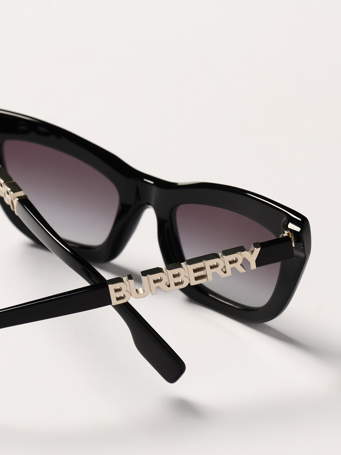 BURBERRY SUNGLASSES: Sunglasses woman Burberry, Black - Img 5