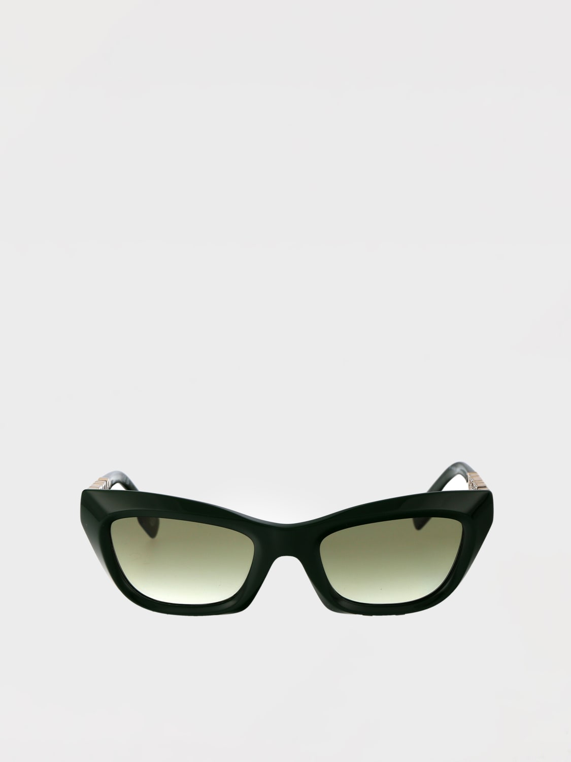 BURBERRY: Sunglasses woman - Green | Burberry sunglasses