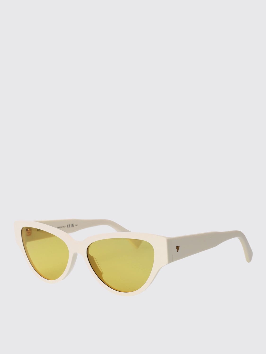BOTTEGA VENETA LUNETTES DE SOLEIL: Lunettes de soleil femme Bottega Veneta, Blanc - Img 1