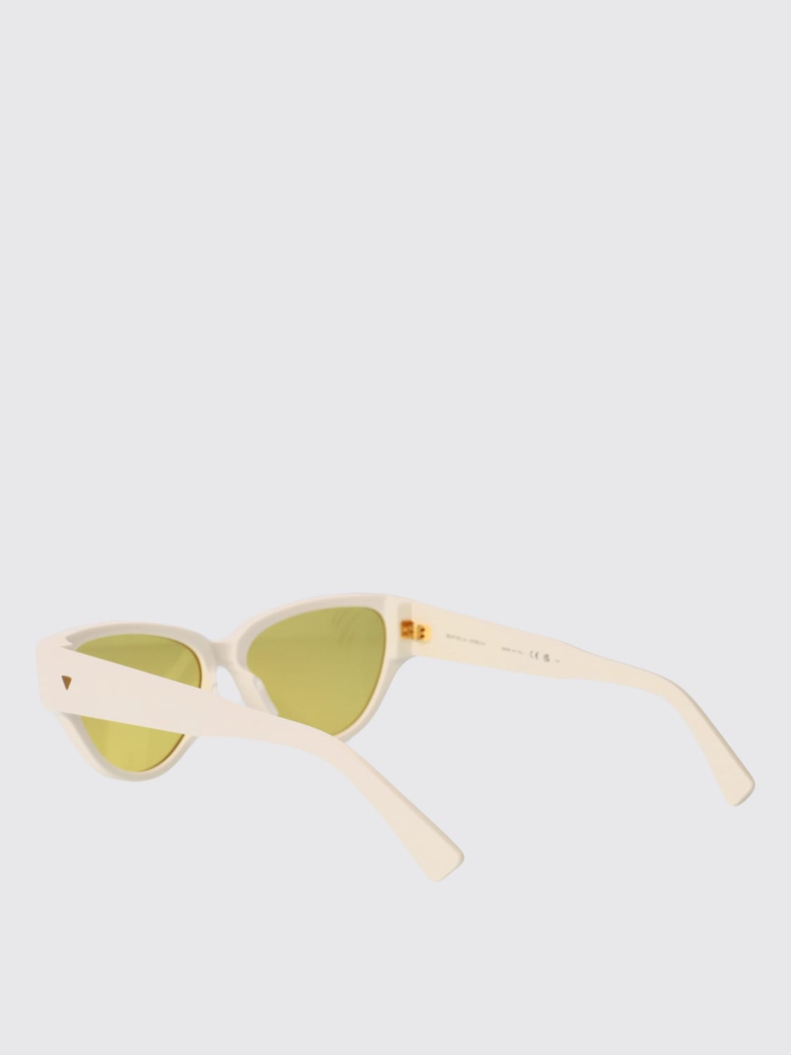 BOTTEGA VENETA LUNETTES DE SOLEIL: Lunettes de soleil femme Bottega Veneta, Blanc - Img 3