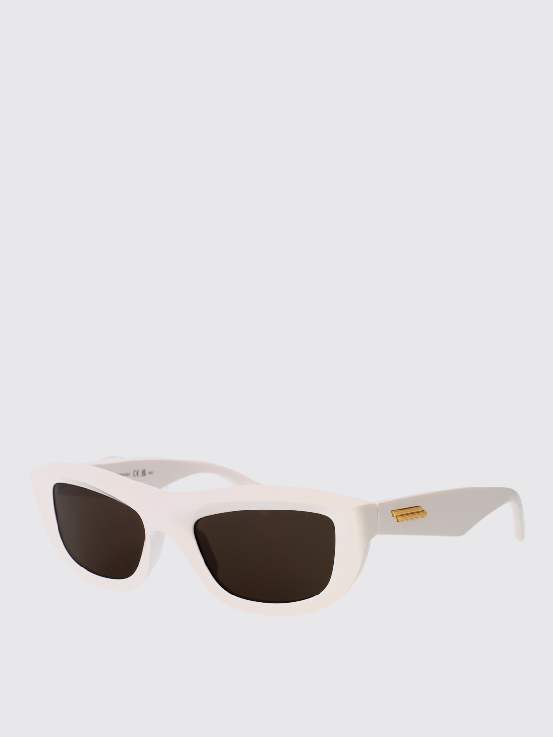 サングラス BOTTEGA VENETA Woman Sunglasses White BV1326S 004 Unisex ivory white cat-eye Bottega Veneta sunglasses