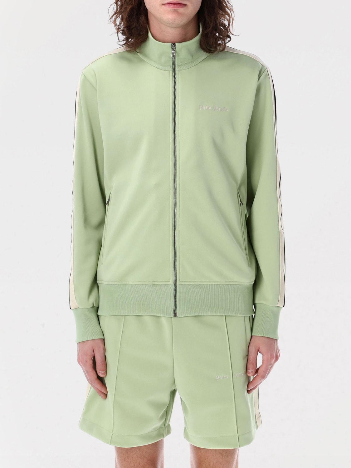 PALM ANGELS SWEATSHIRT: Sweatshirt men Palm Angels, Sage - Img 1