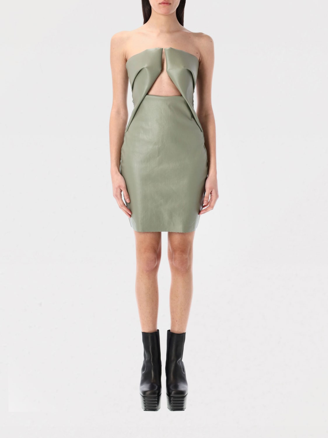 RICK OWENS DRESS: Dress woman Rick Owens, Green - Img 1