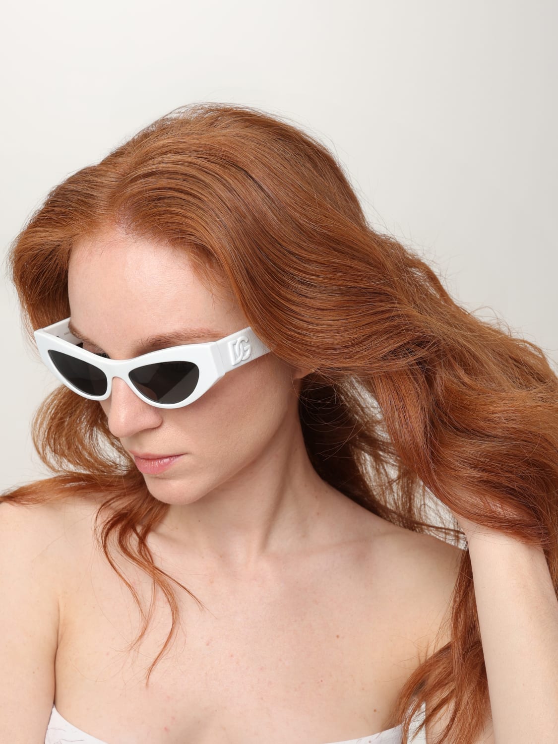 サングラス DOLCE & GABBANA Woman Sunglasses White 0DG4450 331287 DOLCE & GABBANA: Sunglasses woman - White | Dolce & Gabbana