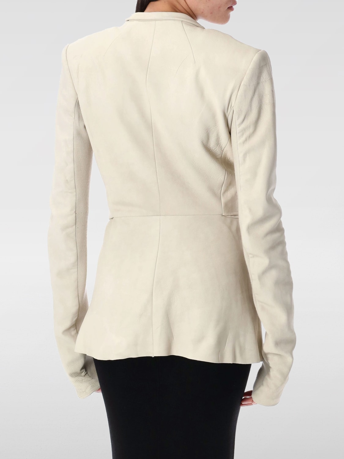 RICK OWENS JACKET: Rick Owens women's jacket, Beige - Img 2