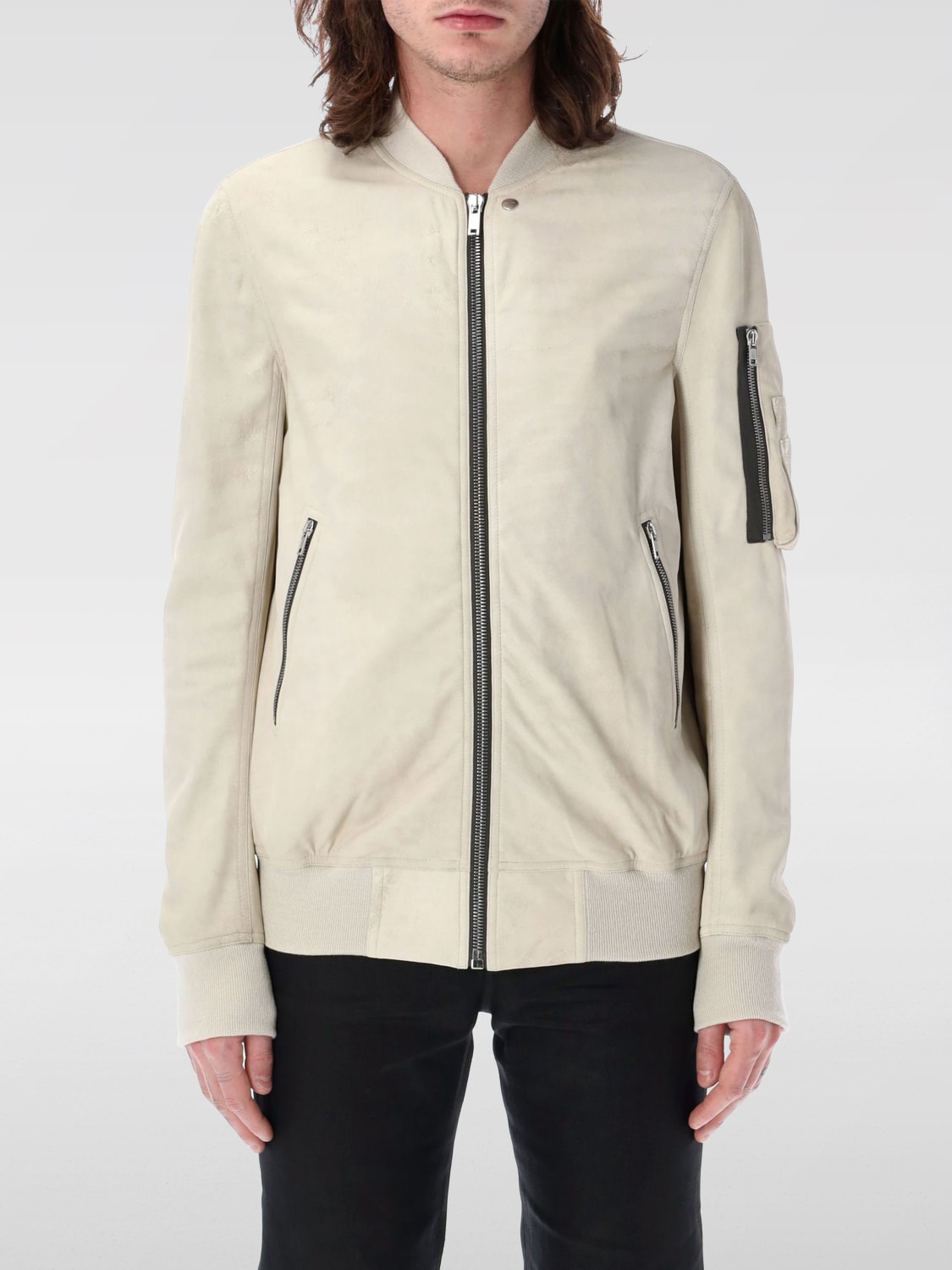 RICK OWENS JACKET: Jacket men Rick Owens, Beige - Img 1