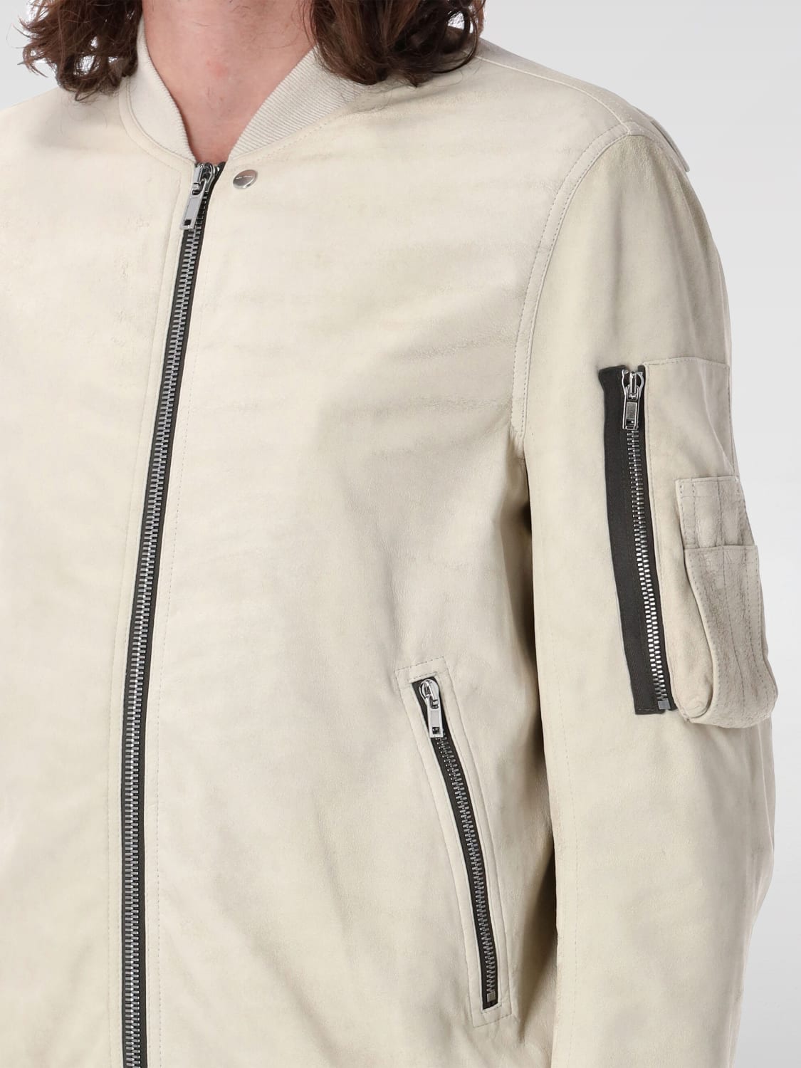 RICK OWENS JACKET: Jacket men Rick Owens, Beige - Img 3