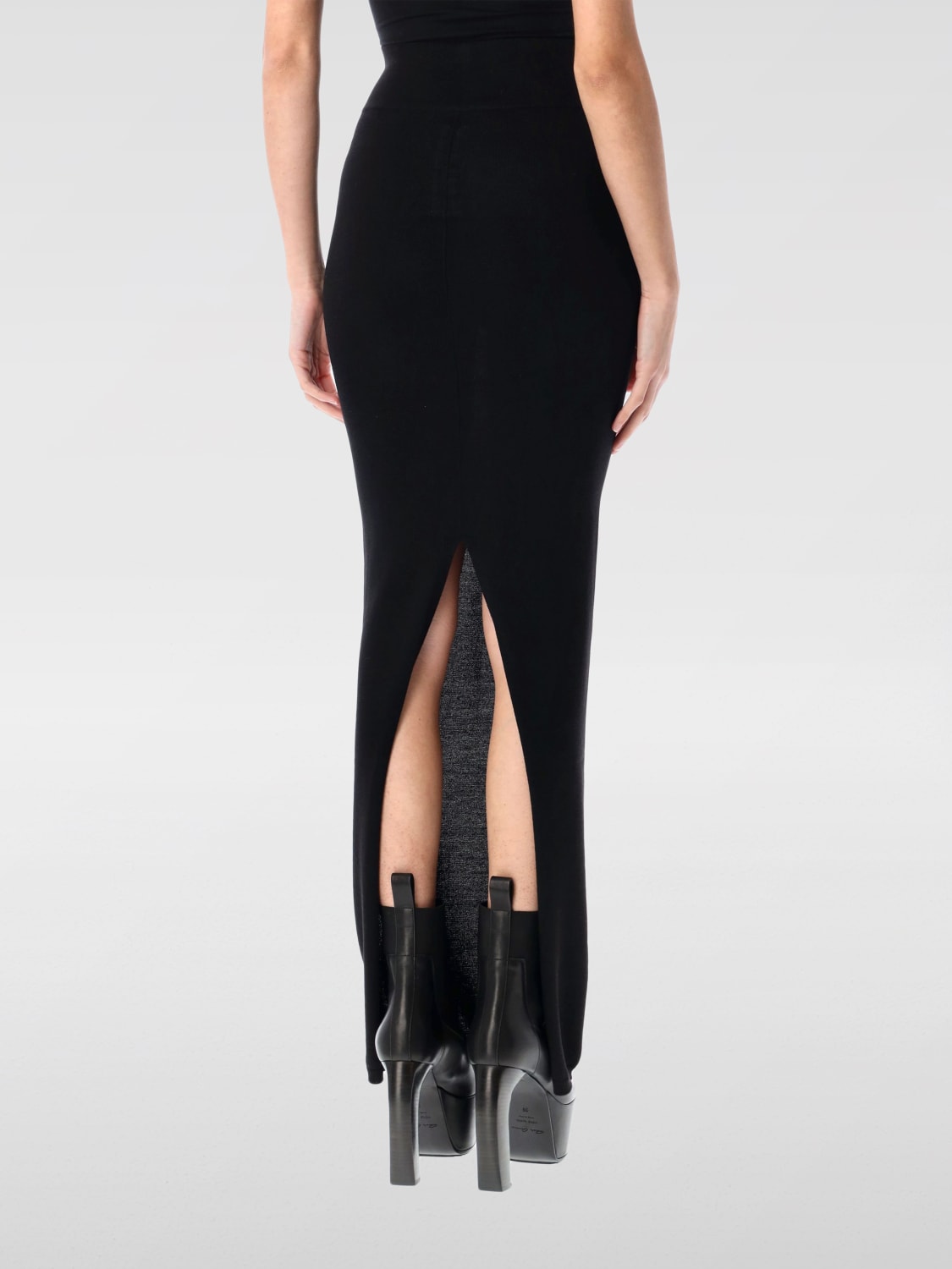 スカート RICK OWENS SKIRT (RO01E7679M) RICK OWENS: Skirt woman - Black | Rick Owens skirt