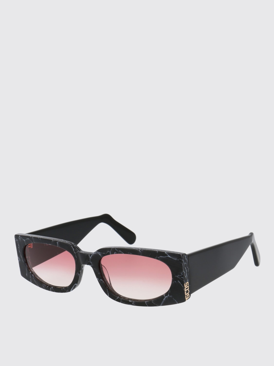 GCDS SUNGLASSES: Sunglasses woman GCDS, Black - Img 1