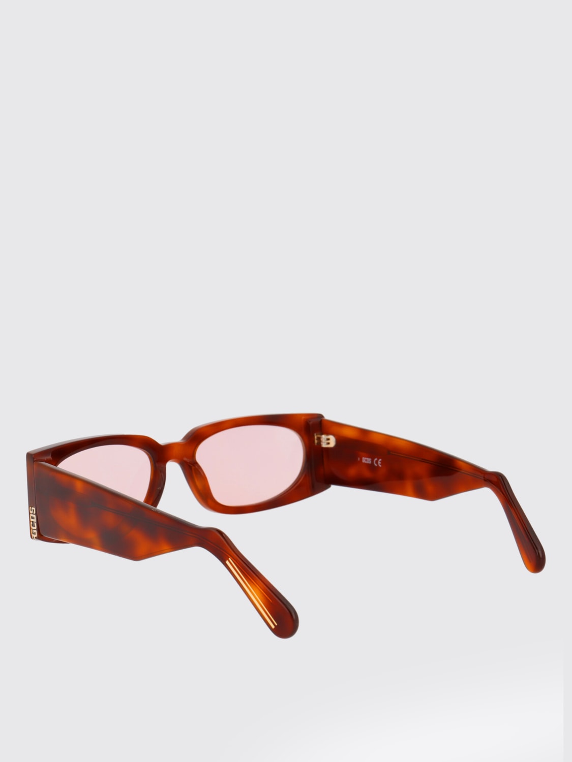 GCDS SUNGLASSES: Sunglasses woman GCDS, Brown - Img 3