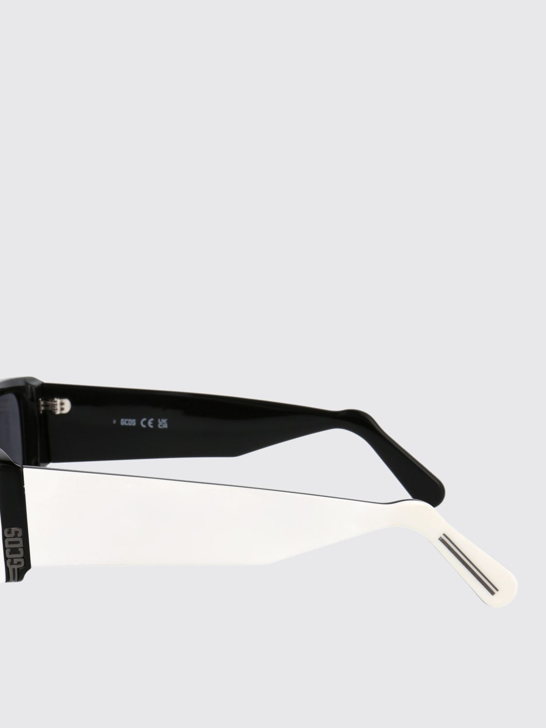 GCDS SUNGLASSES: Sunglasses woman GCDS, White - Img 4