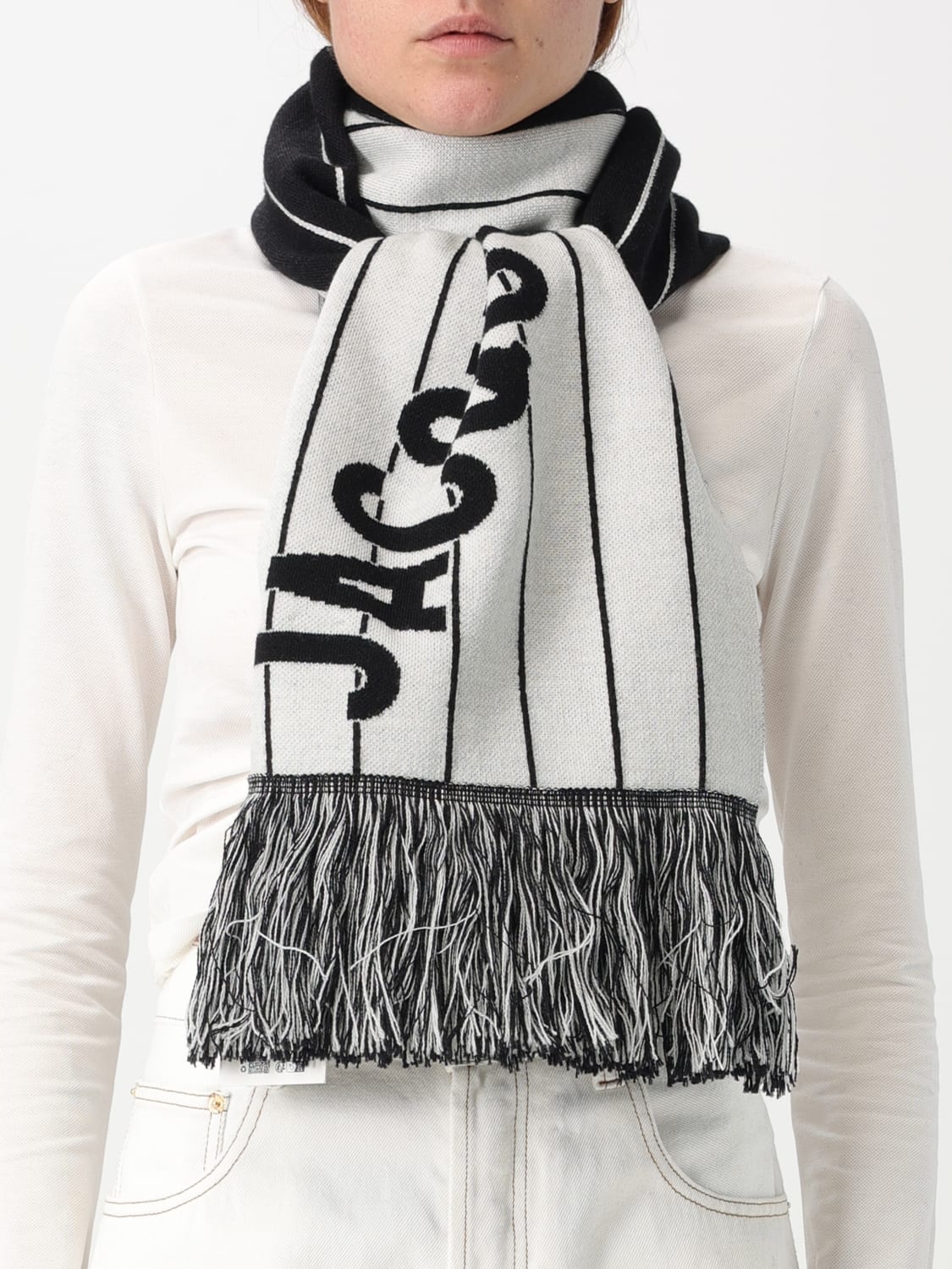 JACQUEMUS SCARF: Scarf woman Jacquemus, Black - Img 2