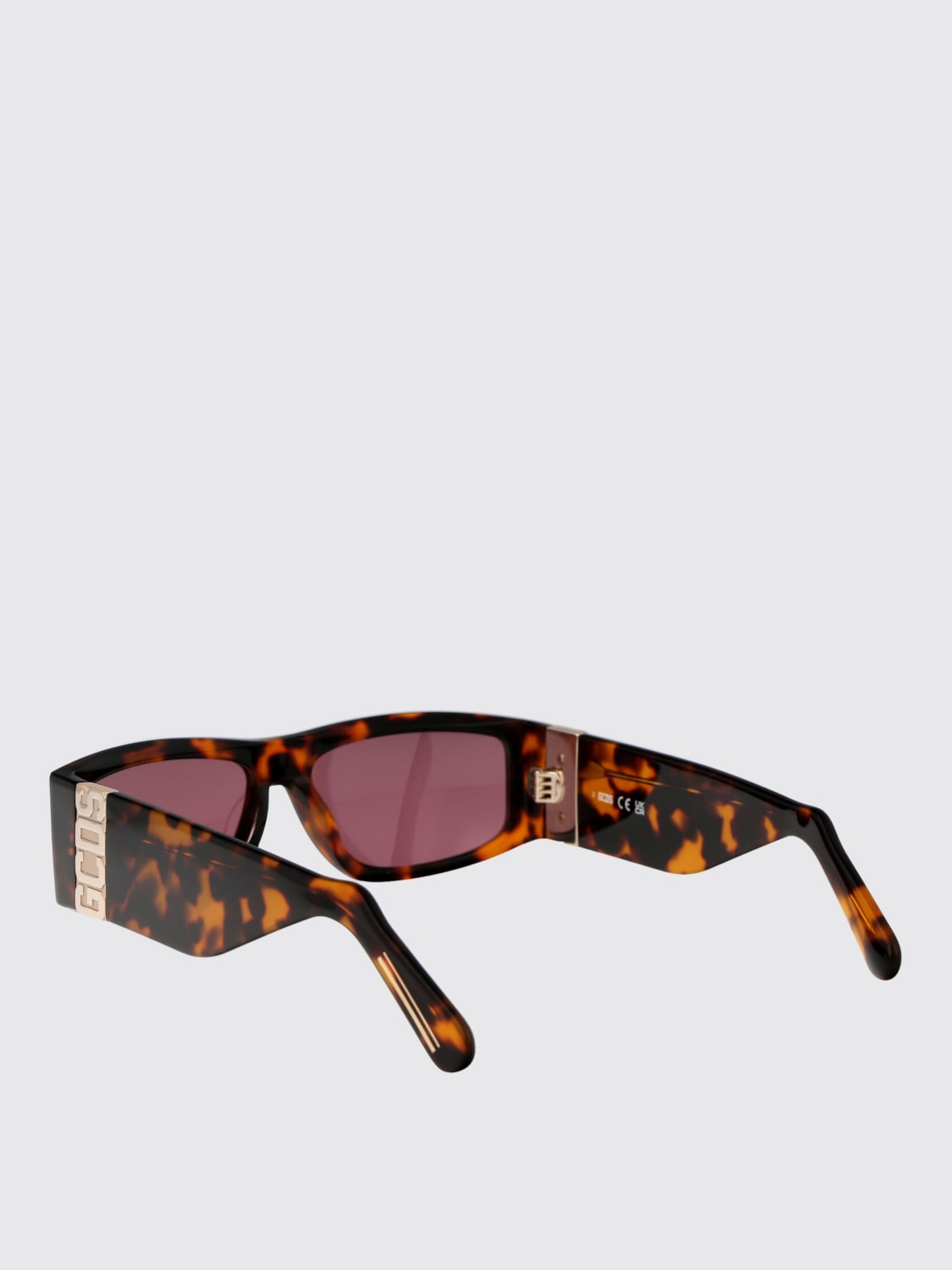 GCDS SUNGLASSES: Sunglasses woman GCDS, Brown - Img 3