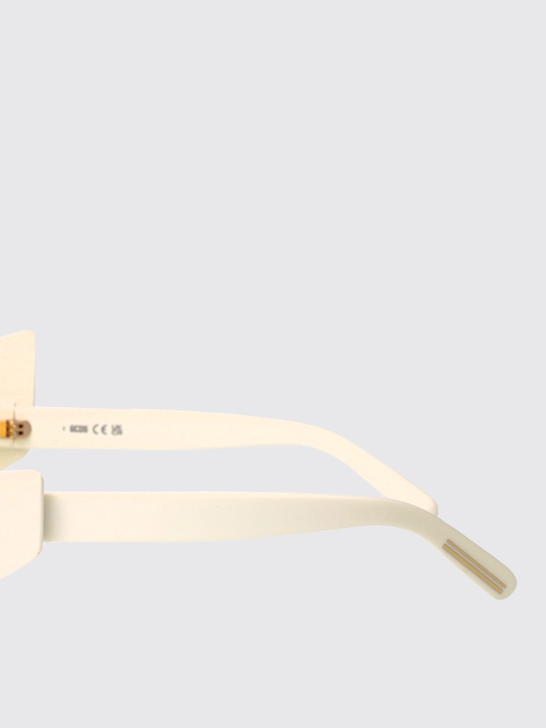 GCDS SUNGLASSES: Sunglasses woman GCDS, White - Img 4