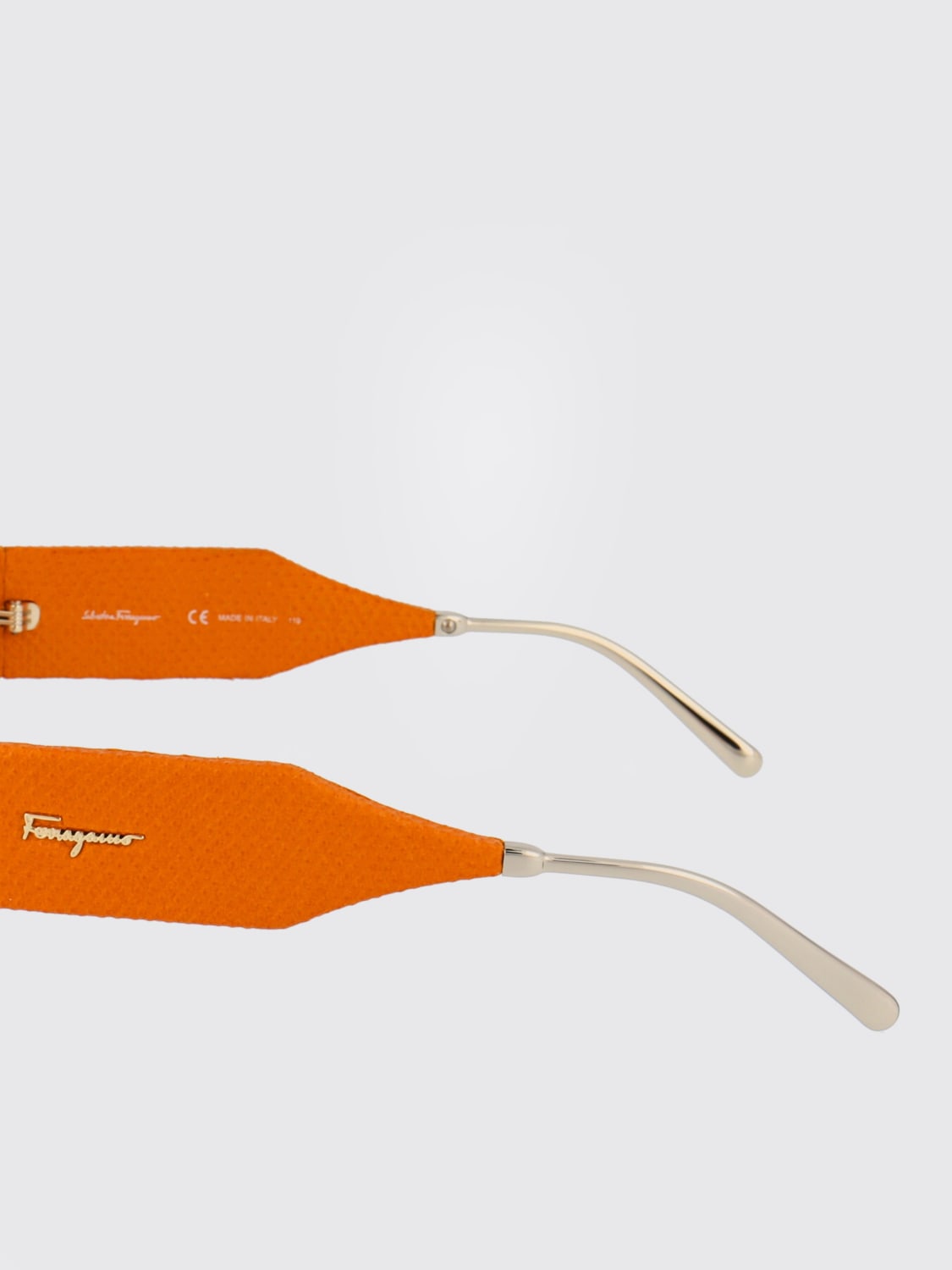 FERRAGAMO SUNGLASSES: Sunglasses woman Ferragamo, Orange - Img 4