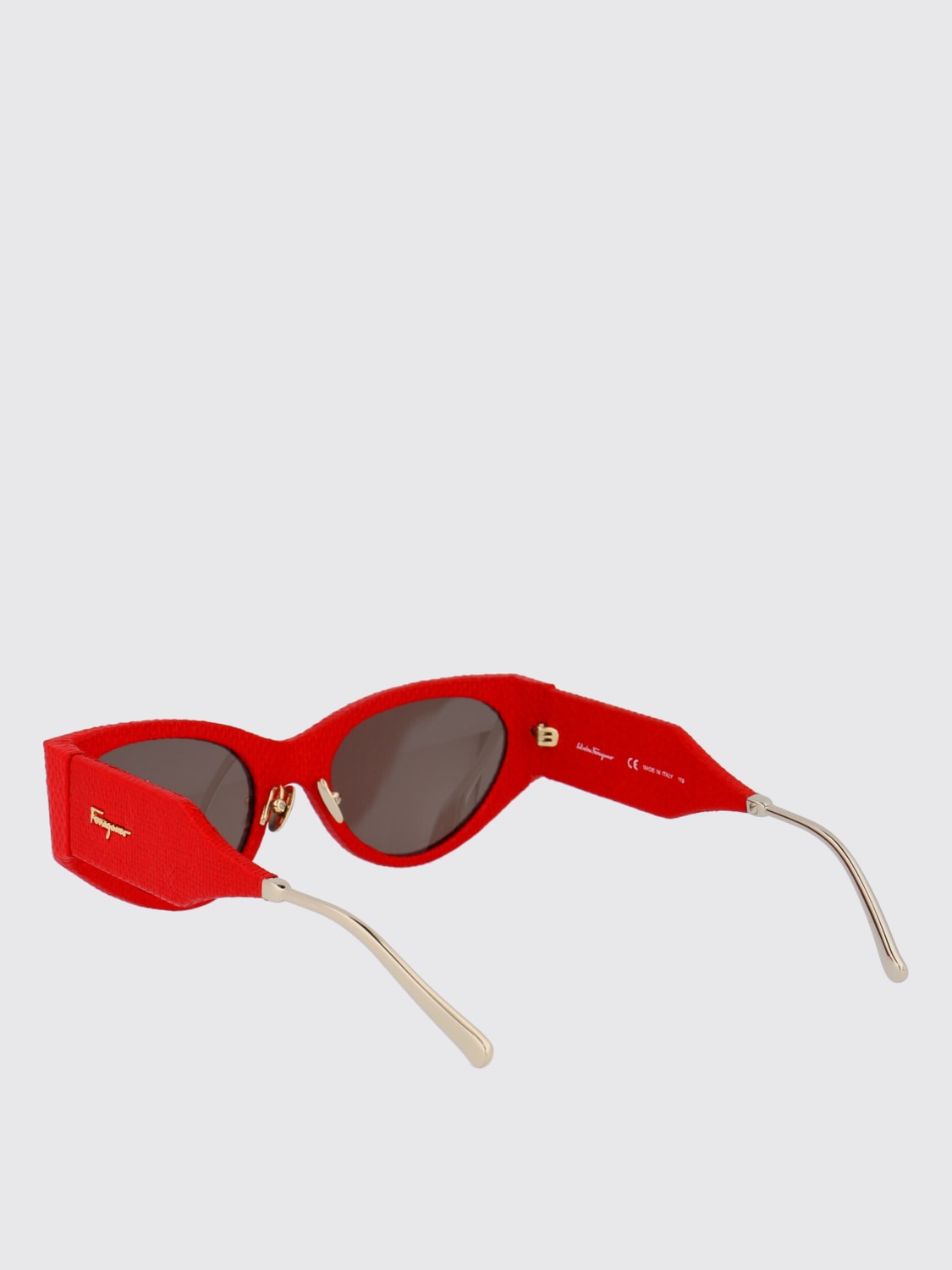 FERRAGAMO SUNGLASSES: Sunglasses woman Ferragamo, Red - Img 3