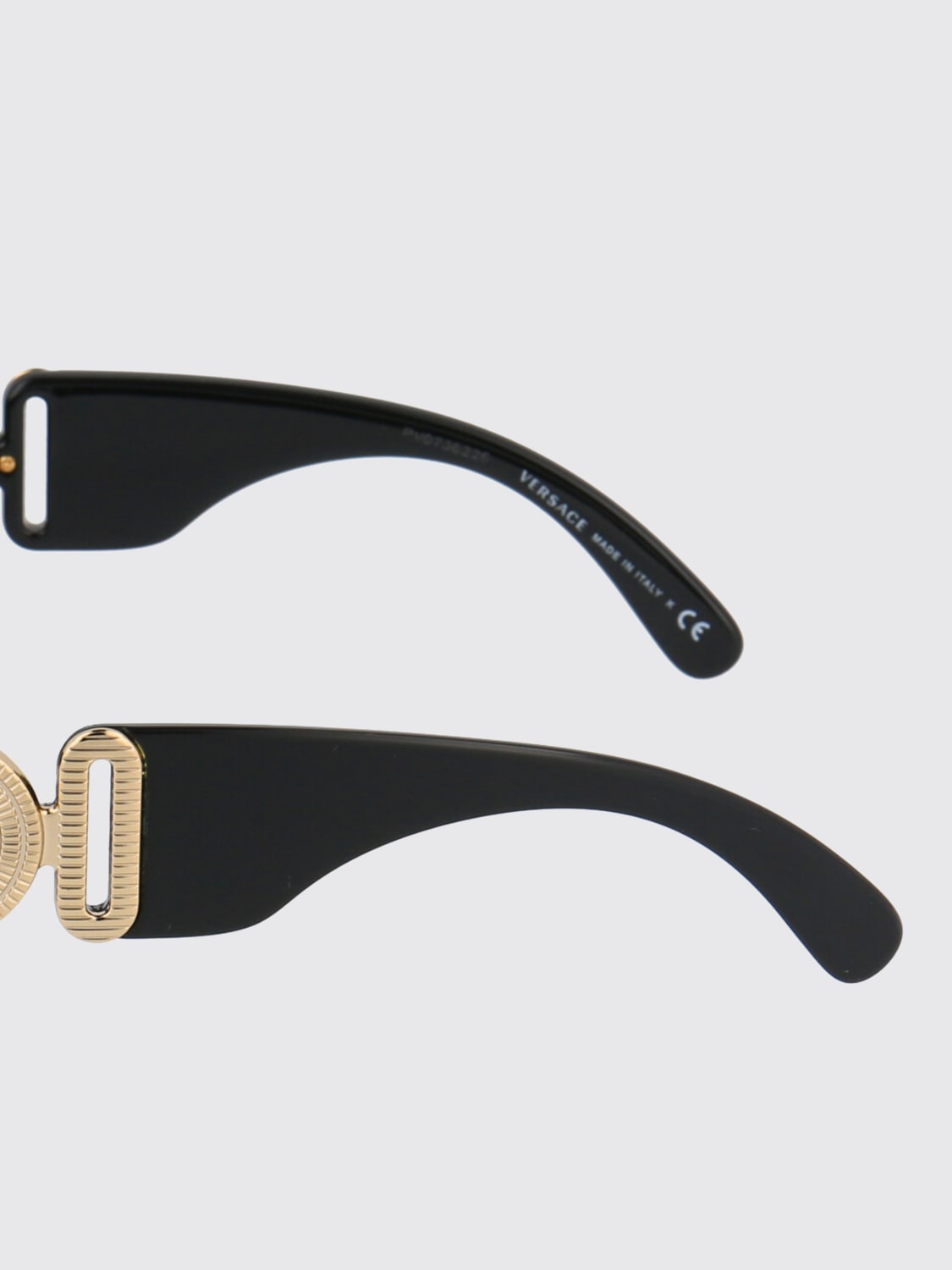 VERSACE OCCHIALI DA SOLE: Occhiali da sole Medusa Versace, Nero 3 - Img 3