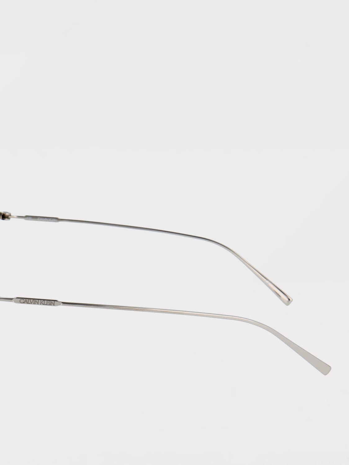 CALVIN KLEIN OCCHIALI DA SOLE: Occhiali da sole CK20100S Calvin Klein in metallo , Grigio - Img 4