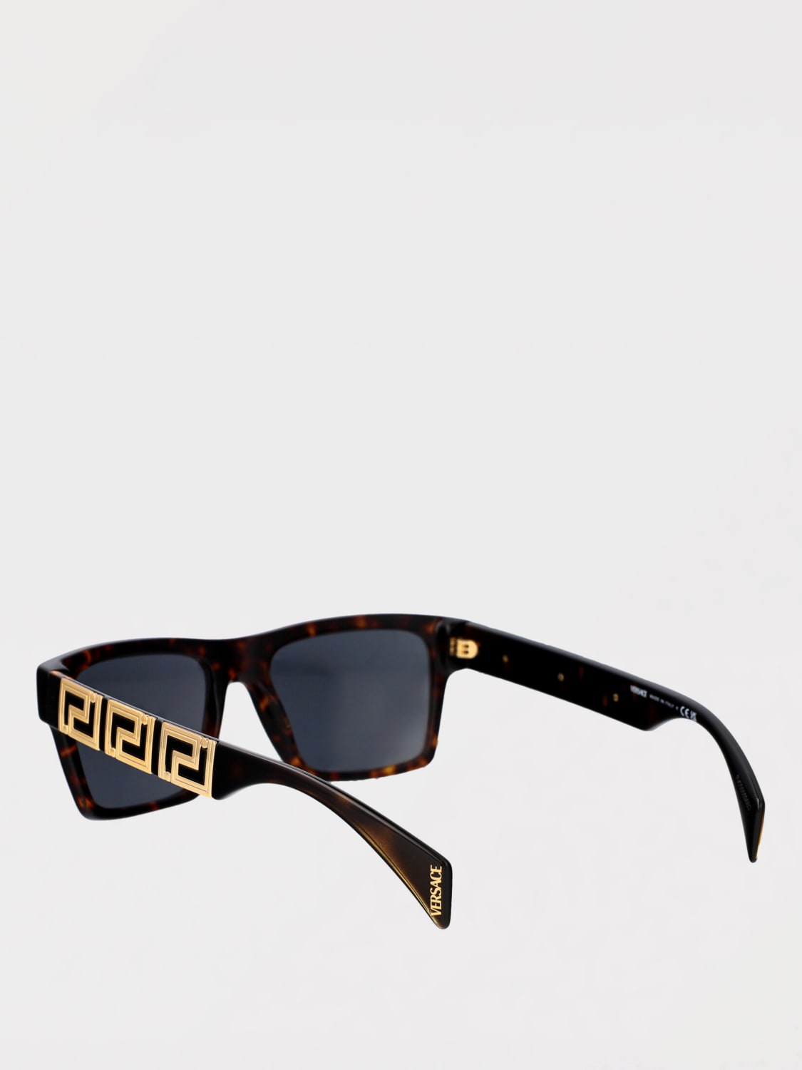 VERSACE OCCHIALI DA SOLE: Occhiali da sole 0VE4445 Versace in acetato , Marrone - Img 3