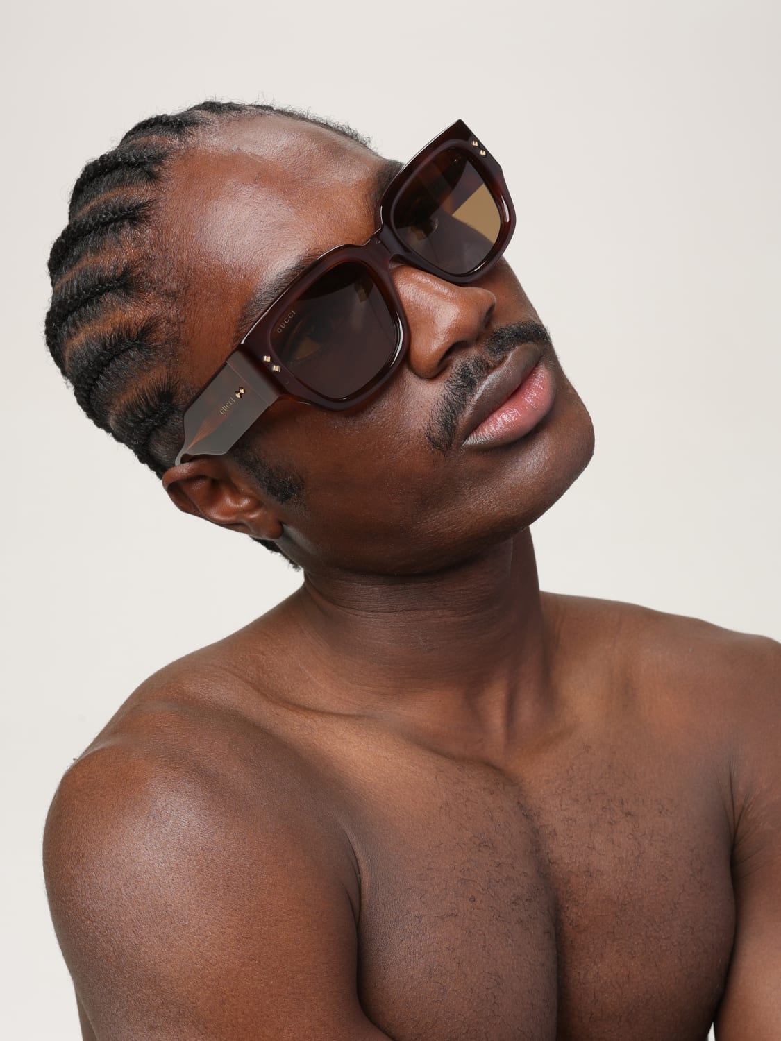 GUCCI OCCHIALI DA SOLE: Occhiali da sole GG1261S Gucci in acetato , Fantasia - Img 2