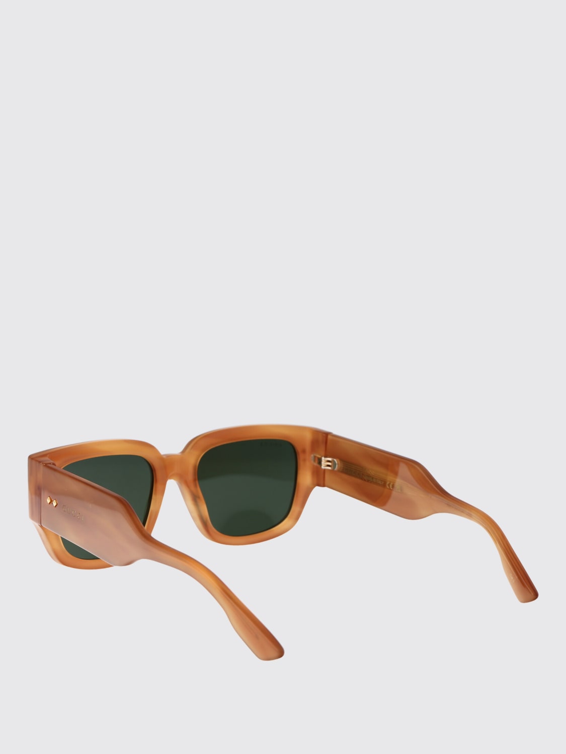 GUCCI SUNGLASSES: Sunglasses men Gucci, Brown - Img 3